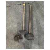 Sledge hammers, jack