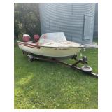 Ulmacraft aluminum boat w/ trailer