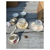 Cups and saucers