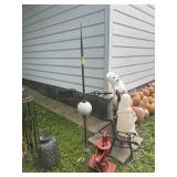 Lightning rod weather vane