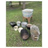 Wash tub, planters