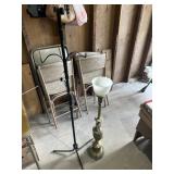 Coat hanger, lamp
