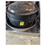Stainless trays and pots