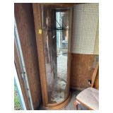 Corner display cabinet