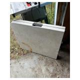 Folding table and chair