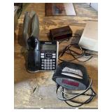 Phone, alarm clocks
