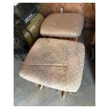 Pair of rocking ottomans