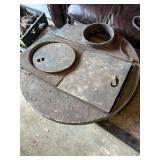Stove top for barrel