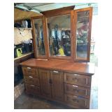 Dresser with mirror