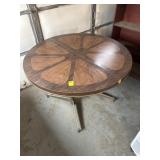 Round metal leg table