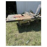 Craftsman table saw, taken apart for moving