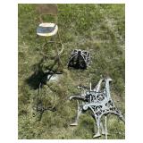 Highchair, metal pieces