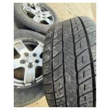 Set of jeep wheels