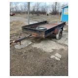 Heavy built steel trailer