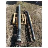Hydraulic ran drill fill auger
