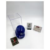 Signed George Brett KC Royals Mini-Helmet COA