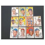 Topps 1954 Baseball Card Lot  Ted Kluszewski +More
