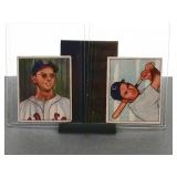 1950 Bowman Baseball Cards DiMaggio/Baker