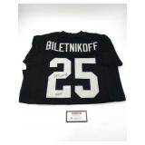 Fred Biletnikoff Signed Raiders Jersey COA
