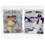 McFarlane Cooperstown Collection Mantle/Ruth NIB
