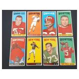 1965 Topps Football Card Lot with Short Prints