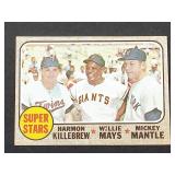1969 Topps Baseball #490 Mantle/Mays/Killebrew