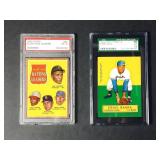 1962/64 Graded Clemente/Banks Cards