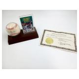 Nolan Ryan Signed Baseball w/Display COA