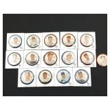 1962 Salada MLB Baseball Coins Lot Koufax Mays