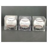 Shantz Campaneris Irvin MLB Signed Baseballs Lot