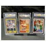 Yogi Berra Autograph + Graded Error Cards 1980s