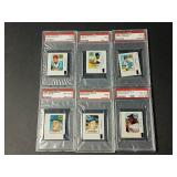 1969 Topps Decals PSA Graded Lot Mays + More