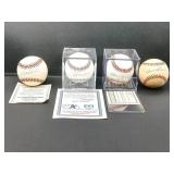 Harmon Killebrew Rod Carew Signed Balls COA