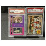 1968/1975 Topps Hall of Famers Graded Card Lot