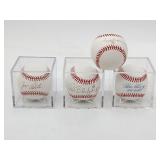 NY Yankees Signed Baseballs Lot Reggie Jackson