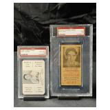 1936 + 1954 MLB Hall of Famer PSA Graded Cards