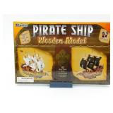 BC Bones Pirate Ship Wooden Model Sealed
