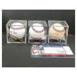 Big Red Machines Signed Baseballs Lot