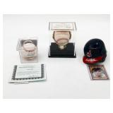 Cleveland Indians Legends Signed Balls Feller
