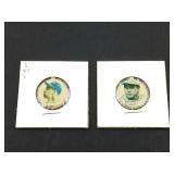 1938 PM8 MLB Baseball Buttons Bob Feller Lot