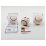 Nolan Ryan Bruce Sutter Mariano Rivera Auto Balls