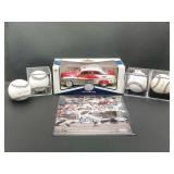 Ozzie Smith Stan Musial Signed Cardinals Lot