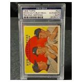 1959 Topps #237 Yankees Signed Autograph Card