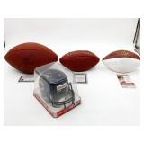 NFL Signed Balls Helmets Michael Strahan COA