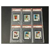 1969 Topps Decals PSA Graded Lot Aaron + More