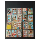 1968 Topps Baseball Card Lot/Clemente+Other HOFers
