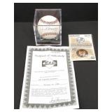 Joe Dimaggio Signed Baseball with COA