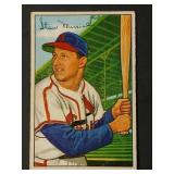 1952 Bowman #196 Stan Musial St Louis Cardinals