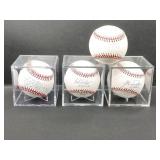 MLB Pitching Legends Signed Baseballs Lot COA