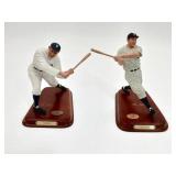 Ty Cobb Lou Gehrig Danbury Mint Figure Lot
